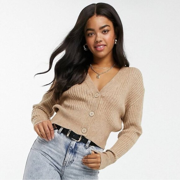 PullBear Knitted Cardigan Sz S - Picture 3 of 9